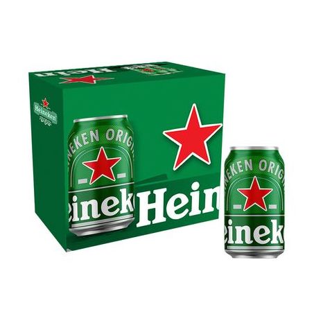 Cerveja Lager Premium Heineken Puro Malte Lata 350ml
