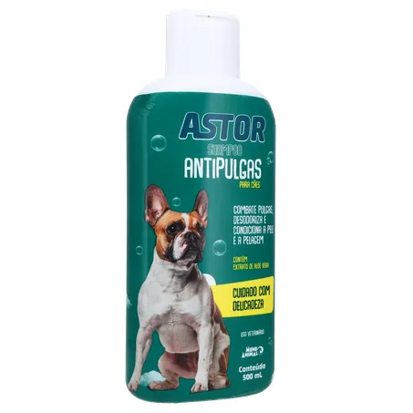 SHAMPOO ASTOR ANTIPULGAS PARA CAES 500ML 360-34
