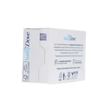 Sabonete em Barra Baby Dove Hidratação Balanceada Caixa 75gr 360-12