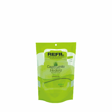 Sabonete líquido hedera sachê 370ml capim limão