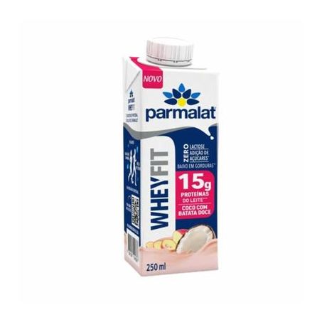 Bebida lactea parmalat wheyfit coco/batata doce 250ml
