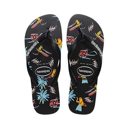 CHINELO HAVAIANAS TOP LUWOW PRETO/PRETO 27/28
