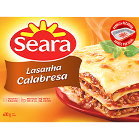 Lasanha seara calabresa 600g