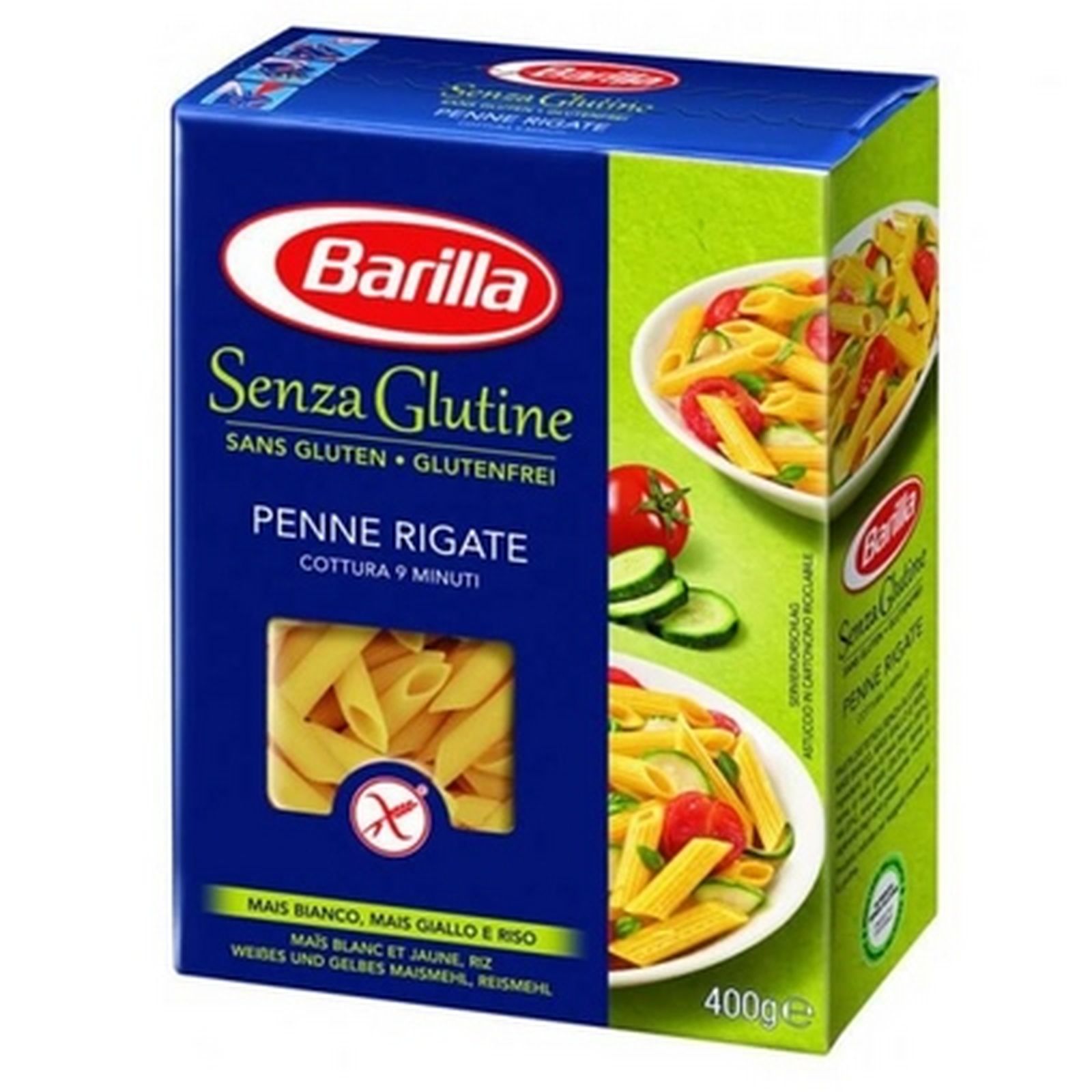 MASSA BARILLA PENNE S/G 400G