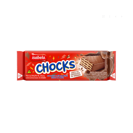 WAFER ISABELA CHOCKS PC 100,8 G CHOCOLAT