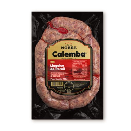 Linguiça de pernil série nobre calemba