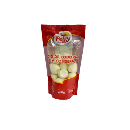 PETRY OVO DE CODORNA EM CONSERVA POUCH 130 G      