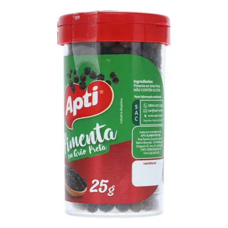 Pimenta apti preta em grao 25g 360-4