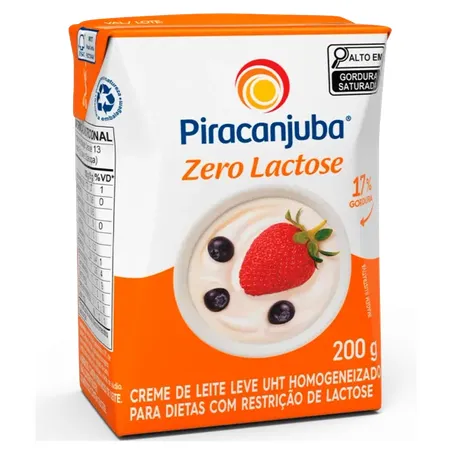 CREME LEITE PIRAC Z/LACT 200G