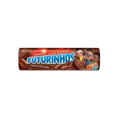 BISC RECH FUTURINHO CAPRICCHE 130G CHOCOLATE