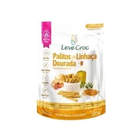 Palitos Leve Croc Sem Gluten Linhaca Dourada 120G