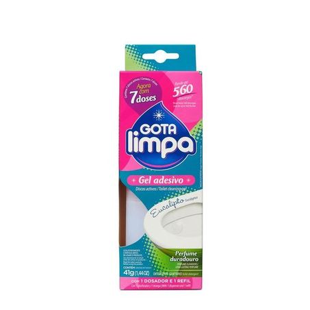 GOTA LIMPA GEL ADESIVO EUCALIPTO 7 DOSES 41 G     