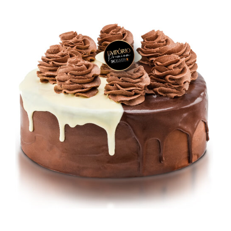 TORTA SK BRANQUINHO & NEGRINHO 10 FATIAS
