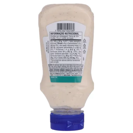 Maionese Heinz Queijo Gorgonzola Bisnaga 215g 
  360-2