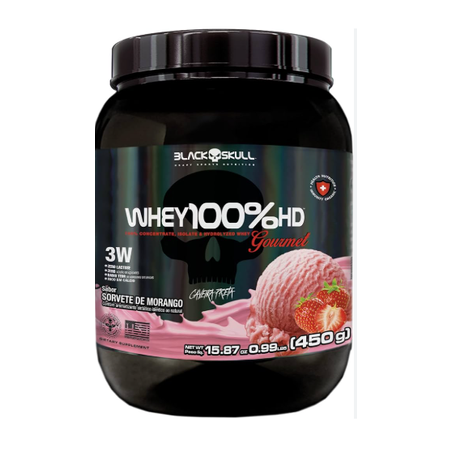 PROTEINA WHEY 100% 3W 450G SORV.MORANGO REFIL