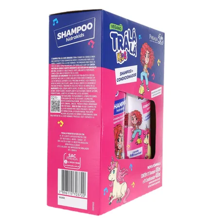 Kit Tra La La Kids Hidrakids Shampoo Condicionador Kit 1UN 360-30