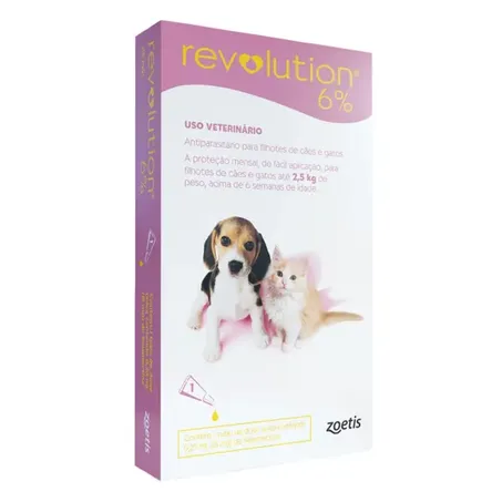 REVOLUTION 6% CAES E GATOS 15MG ATE 2,5KG