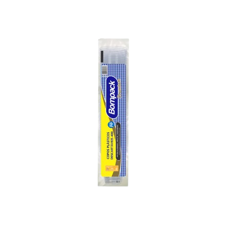 COPOS PLASTICOS TRANSPARENTE BOMPACK 400 ML       