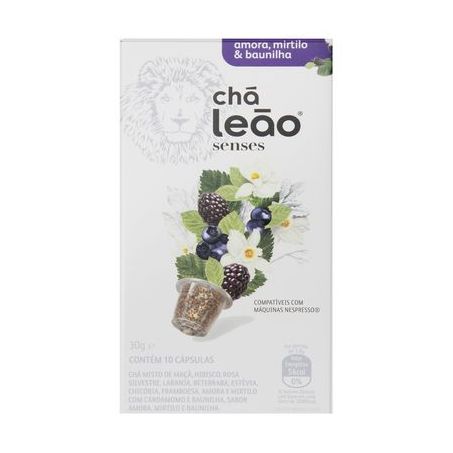 CHA LEAO CAPSULA SENSES AMO/MIRT/BAUN 3G