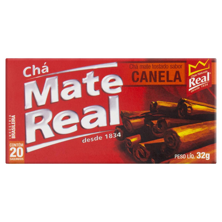 Chá Mate Real 32g - Canela - Com 20 Saquinhos