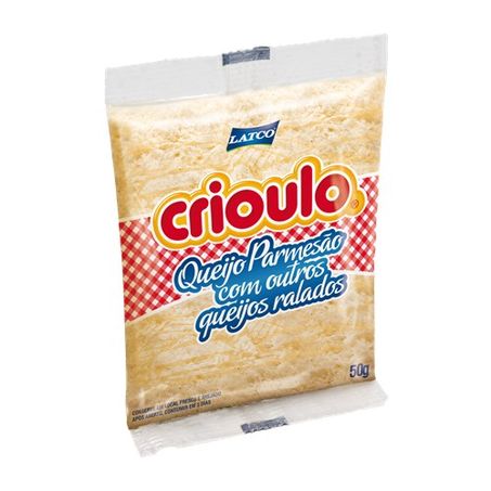 Queijo Ralado Crioulo 50g Fino