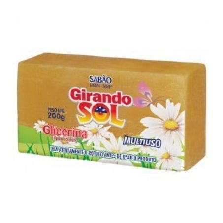Sabao barra girando sol glicerina 200g