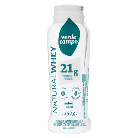 Iogurte whey 21 coco verde campo 250g
