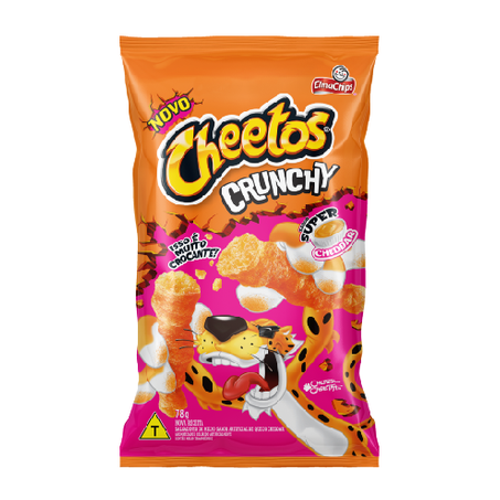 Salgadinhos Cheetos Crunchy Super Cheddar 78g