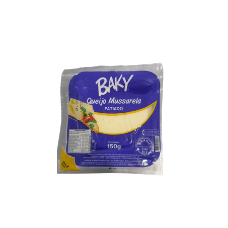 QUEIJO BAKY 150G MUSSARELLA FATIADO