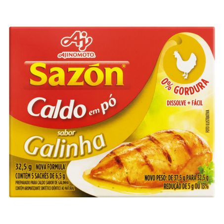 Caldo em Pó Galinha Sazón