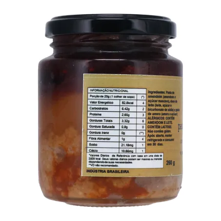 Pasta amendoim hubner leite/ amora 310g 360-25