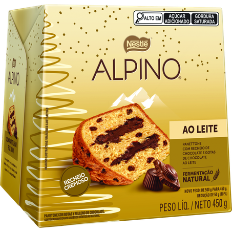 Panettone nestle 450g alpino chocolate