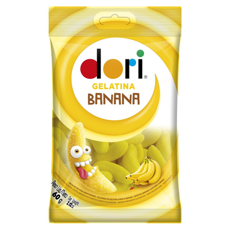 Bala Dori 60g - Gelatina - Banana
