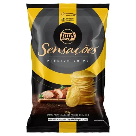 Batata Elma Chips 125g Lisa Lays Frango Grelhado