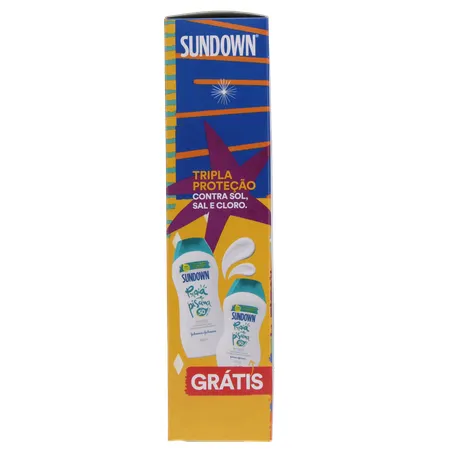 Kit protetor solar sundown praia e piscina fps50 200ml grátis fps50 120ml 360-27