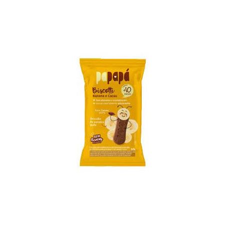 Biscoito infantil papapa banana e cacau 60g