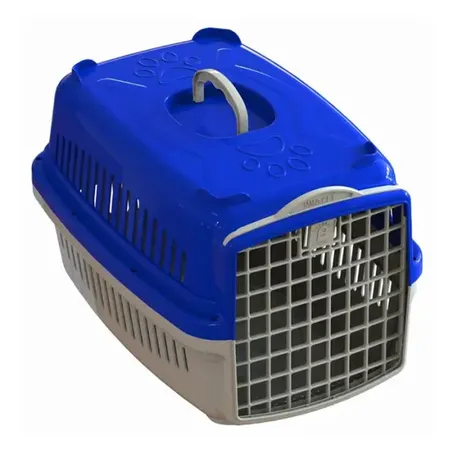 Caixa de Transporte Pata Forte Azul N°4
