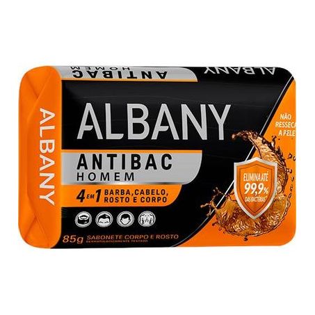 SAB.ALBANY 80G HOMEM LARANJA CX 108.0