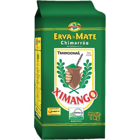 ERVA MATE XIMANGO TRADICIONAL LAMIN SEM AÇÚCAR 1KG 