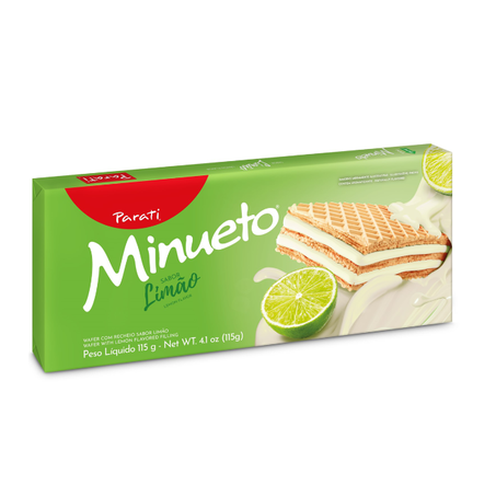 BISCOITO WAFER LIMAO MINUETO PARATI 81G