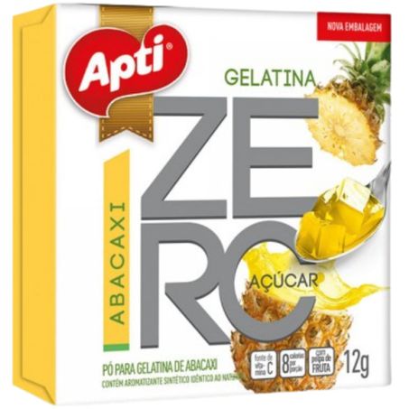 Gelatina aptiva zero 12g abacaxi