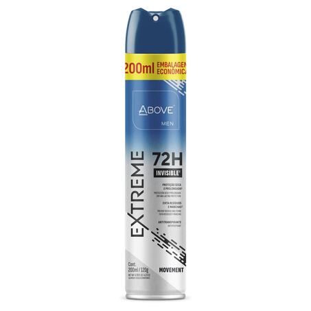 Desodorante Aerossol Above 200ml -   Extreme - Masculino - Leve Mais, Pague Menos