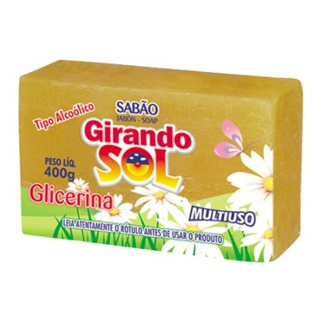 Sabão em barra girando sol glicerina 400g