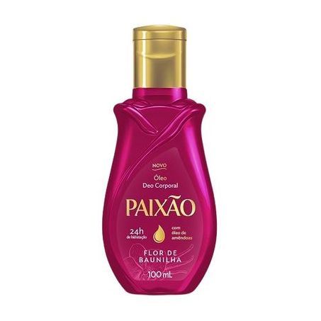 Óleo corporal paixão flor de baunilha 100ml
