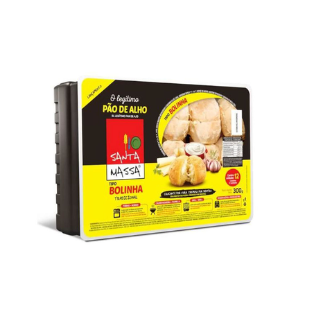 Pão de Alho Santa Massa Bolinha Tradicional 300G