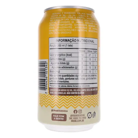 BEBIDA FRUKI SABOR TÔNICA LATA 350ML 360-18