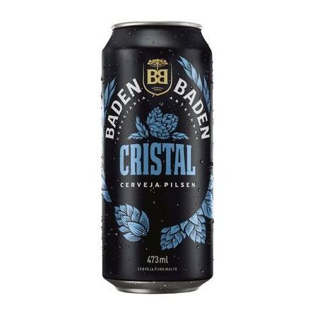 Cerveja baden 473ml lata cristal