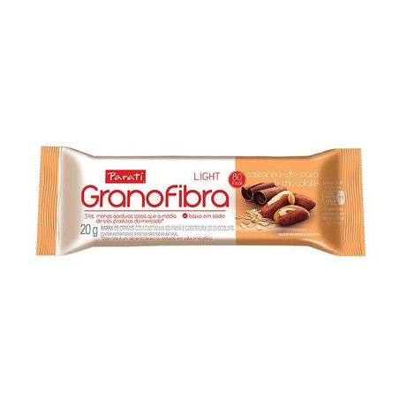 BARRA DE CEREAL  PARATI 20G CAST.PARA/CHOCOLATE 