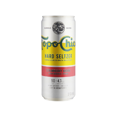 BEBIDA MISTA ALCOÓLICA GASEIFICADA MORANGO E GOIABA TOPO CHICO HARD SELTZER