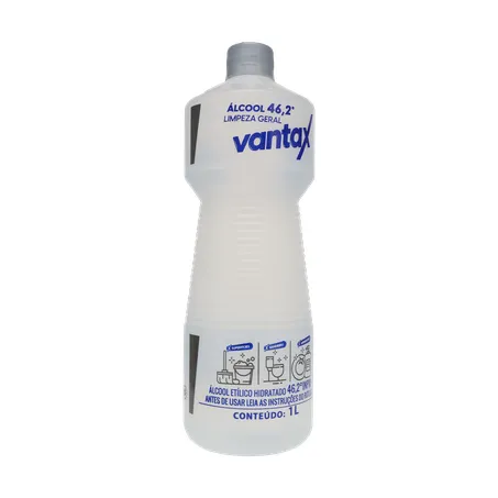 Alcool líquido vantax 46,2º pet 1l 360-34